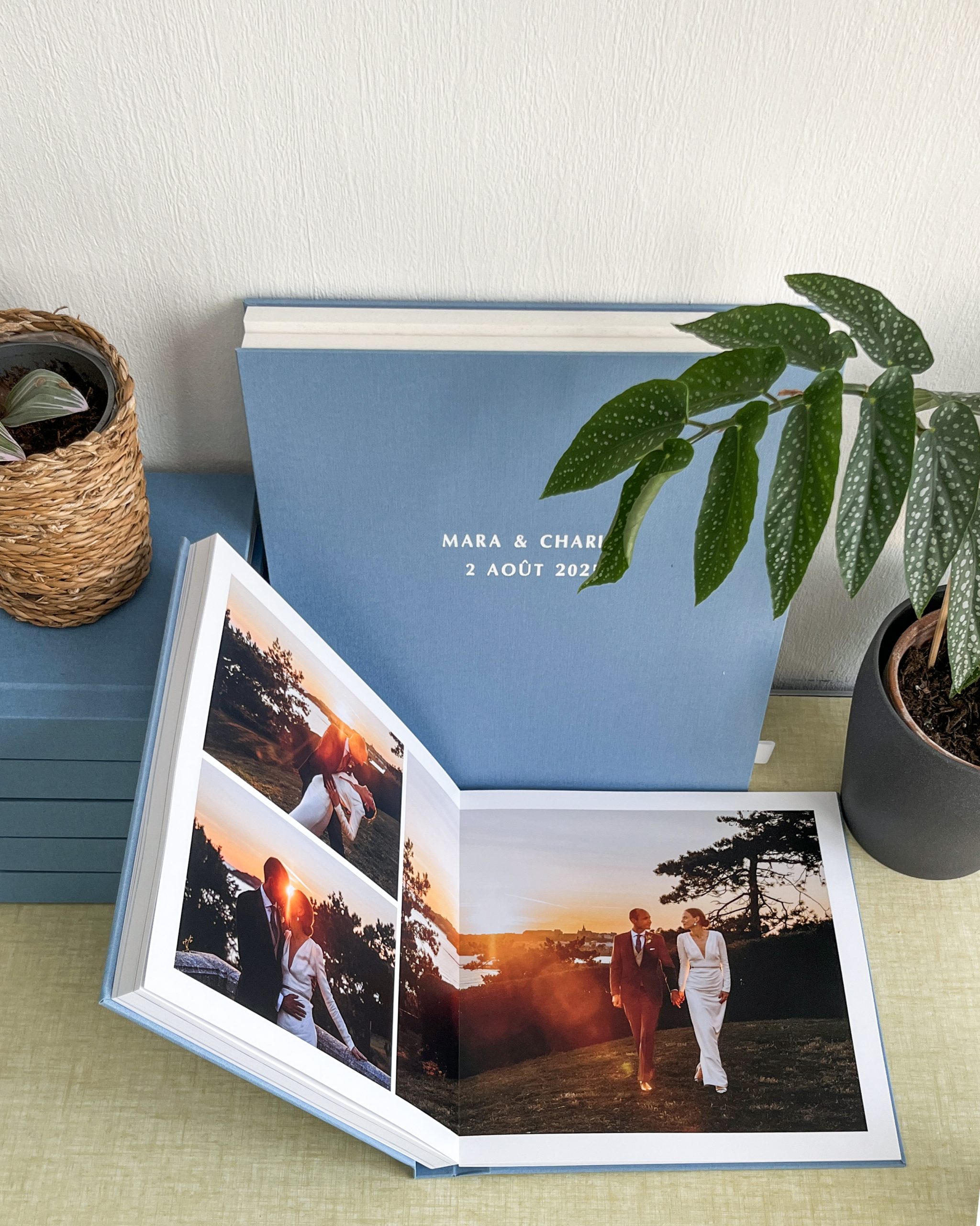 Album photo mariage 30x30 haut de gamme Mariecarlota Photographie