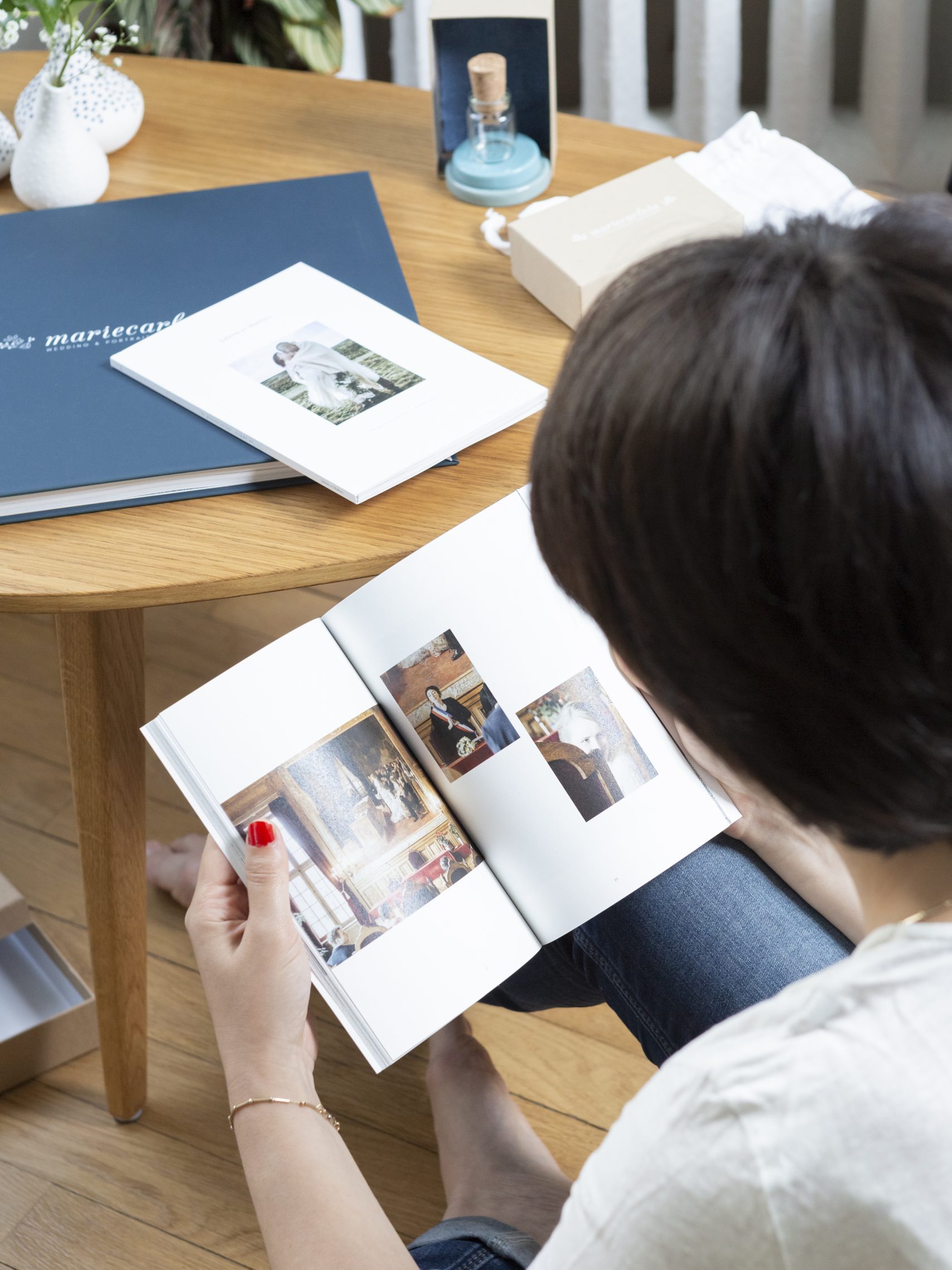 Album photo mariage 30x30 haut de gamme Mariecarlota Photographie