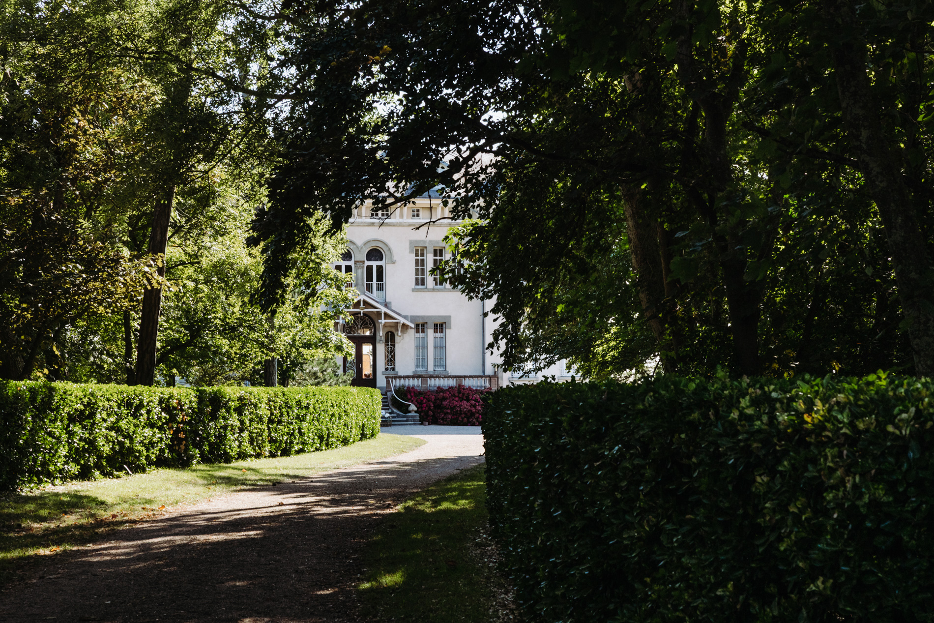 Entrée du chateau de la crete à granville